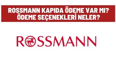 Rossmann Kapıda Ödeme Var Mı?