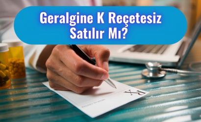 Geralgine K Reçetesiz Satılır Mı?